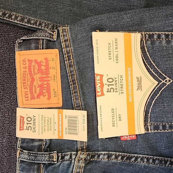 Boys Levi's 510 Skinny 14 Reg 27×29 Jeans - Picture 5 of 6